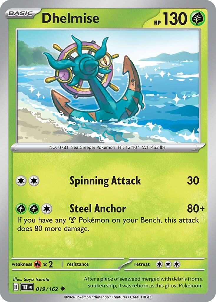 Temporal Forces Pokemon card #019 - high resolution TCG trading card image