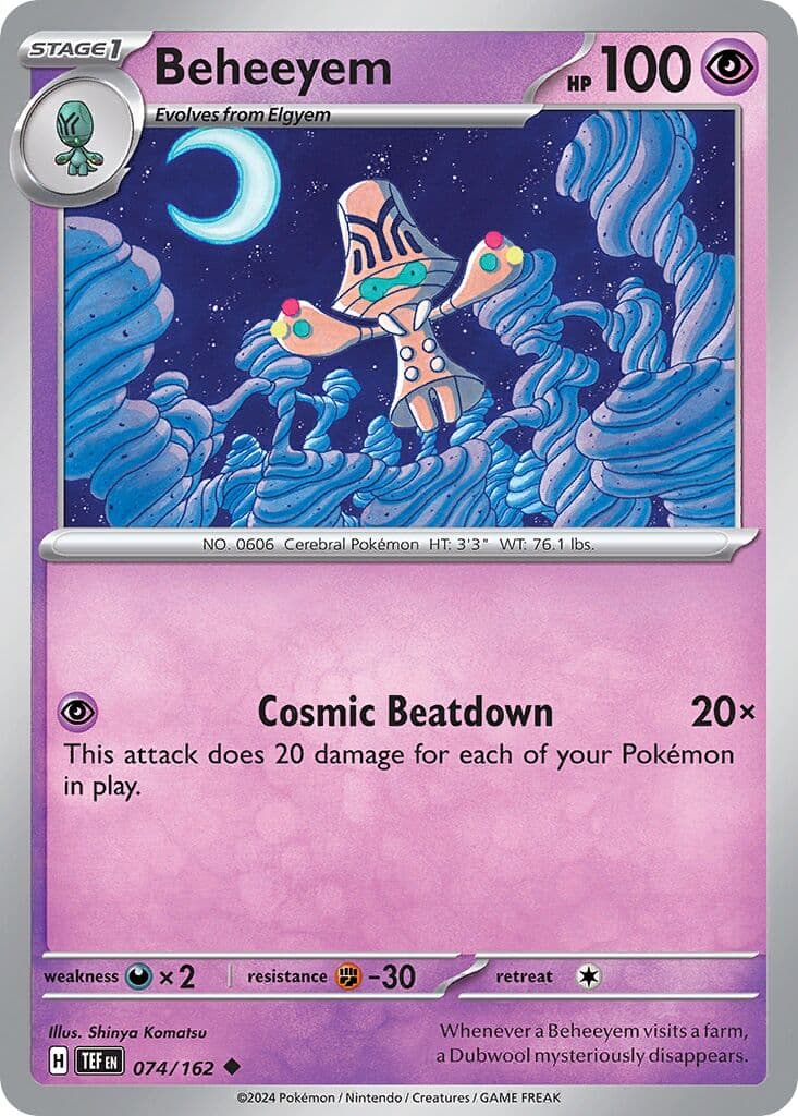 Temporal Forces Pokemon card #074 - high resolution TCG trading card image