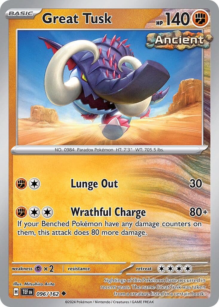 Temporal Forces Pokemon card #096 - high resolution TCG trading card image