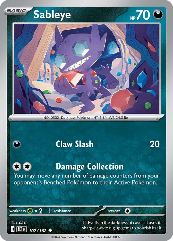 Temporal Forces Pokemon card #107 - high resolution TCG trading card image
