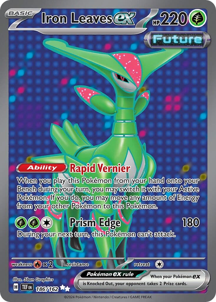 Temporal Forces Pokemon card #186 - high resolution TCG trading card image