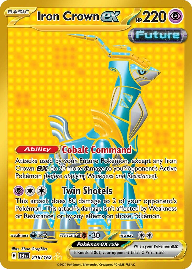 Temporal Forces Pokemon card #216 - high resolution TCG trading card image