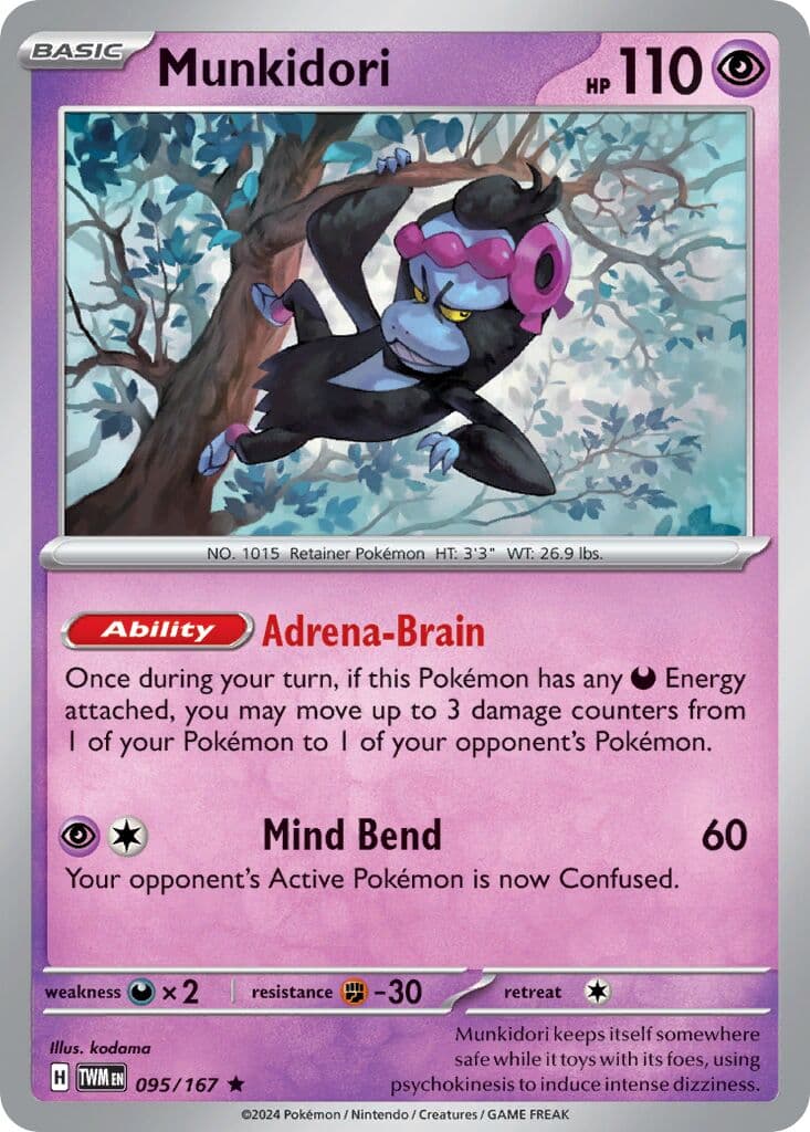 Twilight Masquerade Pokemon card #095 - high resolution TCG trading card image